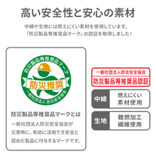 画像をギャラリービューアに読み込む, 防災ずきん 衝撃吸収パッド入り