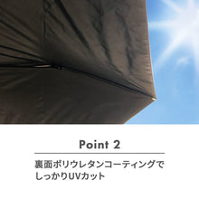 画像をギャラリービューアに読み込む, LINEDROPS 晴雨兼用 折り畳み傘 55cm