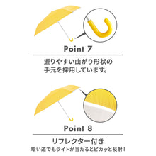 画像をギャラリービューアに読み込む, LINEDROPS 晴雨兼用 折り畳み傘 55cm