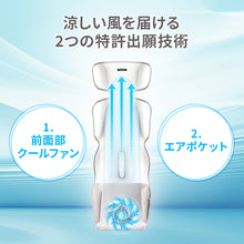 画像をギャラリービューアに読み込む, 空調ファン付きクールシート 【送料無料】