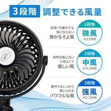 画像をギャラリービューアに読み込む, LEDライト付き ハンディファン 【送料無料】