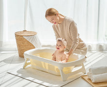 画像をギャラリービューアに読み込む, デジタル温度計付き 折りたたみ式 ベビーバス 【送料無料】