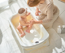 画像をギャラリービューアに読み込む, デジタル温度計付き 折りたたみ式 ベビーバス 【送料無料】