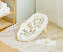 画像をギャラリービューアに読み込む, 寝かせたまま全身洗える 折りたたみ式 バスネット 【送料無料】