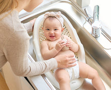 画像をギャラリービューアに読み込む, 寝かせたまま全身洗える 折りたたみ式 バスネット 【送料無料】