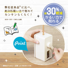画像をギャラリービューアに読み込む, リビガク トッピン タテ型スリム 手動鉛筆削り 【送料無料】