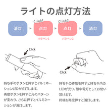 画像をギャラリービューアに読み込む, 暗い夜道も安心 ぴかぴかさ 光る傘