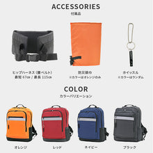 画像をギャラリービューアに読み込む, 水に浮くリュック