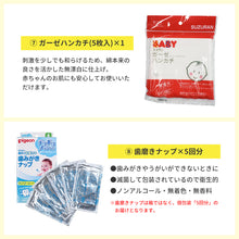 画像をギャラリービューアに読み込む, 【赤ちゃん専用】非常用持ち出しセット(確認リスト付き)