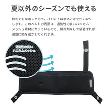 画像をギャラリービューアに読み込む, 抱っこひも ウエストひんやりパッド【送料無料】