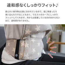 画像をギャラリービューアに読み込む, 抱っこひも ウエストひんやりパッド【送料無料】