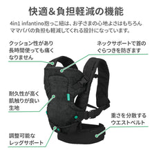 画像をギャラリービューアに読み込む, infantino 4in1イージーキャリー 【送料無料】