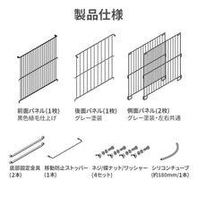 画像をギャラリービューアに読み込む, ファンヒーターガード 4面【送料無料】