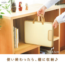 画像をギャラリービューアに読み込む, どこでもスタディバッグ　リビガク　ひざ上デスク＆パーティション 【送料無料】
