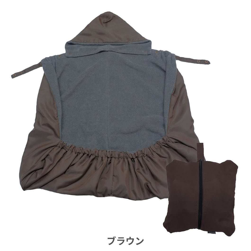 ユグノー ポケッタブル2WAYケープ【送料無料】